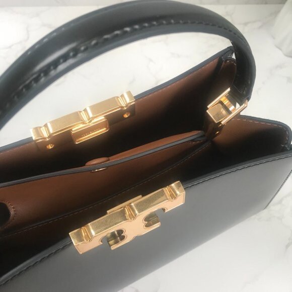 Tory Burch Eleanor Spazzolato Satchel Bag - Picture 4 of 10